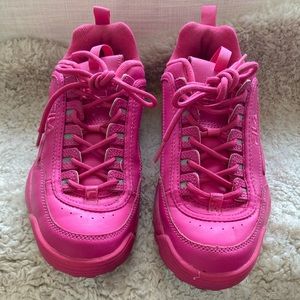 Fila Disruptor sneaker in pink